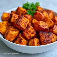 Crispy Air Fryer Sweet Potato Cubes (4)