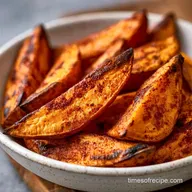 Air Fryer Sweet Potato Wedges in 25 Min