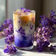 Butterfly Pea Flower Tea Latte in 10 Minutes