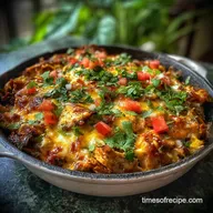 Cheesy Chicken Taco Skillet One-Pot Ready in 30 Min