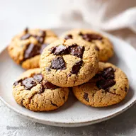 Chewy Protein Chocolate Chip Cookies: Velvety Centers