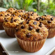 Chocolate Chip Oatmeal Muffins Baked Tender