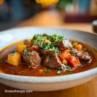 Classic Beef Stew with Red Wine for 6 Servings
