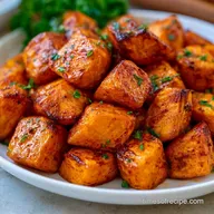 Coconut Oil Roasted Sweet Potatoes for 4