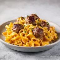 Creamy Cajun Meatball Pasta: One-Pot
