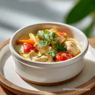 Creamy Chicken Casserole with Cracker Crust