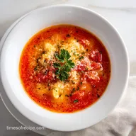 Crock Pot Creamy Chicken Parmesan Soup for 8 Servings