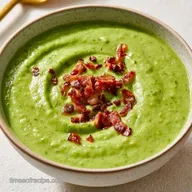 Creamy Green Bean Soup with Bacon