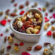 Cupid Crunch Valentine's Day Trail Mix with White Chocolate - Melt-in-Your-Mouth Magic