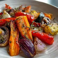 Daniel Fast Recipe with Roasted Vegetables: Smoky Garlic Finish