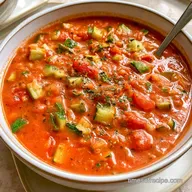 Easy Tomato Zucchini Soup in 30 Minutes