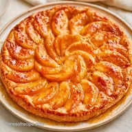 Glazed Apple Tart with Puff Pastry