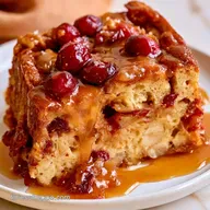 Grammas Apple Bread Pudding with Brioche