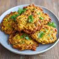 Grated Zucchini Pakoda Recipe: Crispy