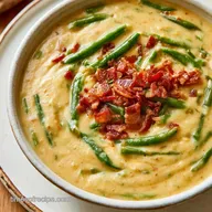 Green Bean Potato Soup with Bacon
