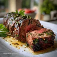 Beef Tenderloin Recipe Grilled with Garlic and Herbs