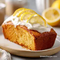 Healthy Greek Yogurt Lemon Loaf Baked in 70 Minutes
