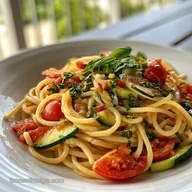 Healthy Tomato Zucchini Pasta Recipe for 4