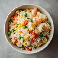 Hibachi Fried Rice for 4 Servings: Crispy Pan-Seared Perfection