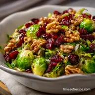 Christmas Salad: Crunchy Cranberry Walnut Holiday Recipe
