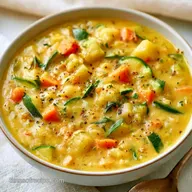 Italian Zucchini Potato Soup with Yukon Golds