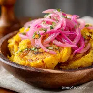 Mangu: Authentic Dominican Mashed Plantains with Pickled Onions