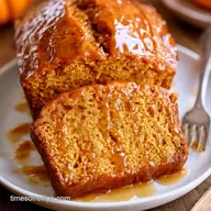 Maple Glazed Pumpkin Bread in 70 Minutes
