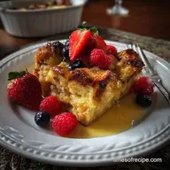 French Toast Recipe Casserole: Velvety Center Bake