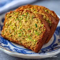 Moist Shredded Zucchini Bread: Baked
