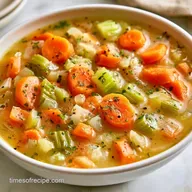 No Tomato Vegetable Soup for 6 Servings