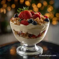 Festive New Years Eve Parfait Dessert Idea for NYE: Silky Mousse