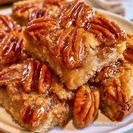 Pecan Pie Bars with Shortbread