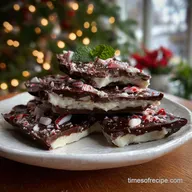 Peppermint Bark Christmas Treat: Ready in 30 Min