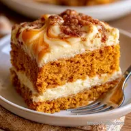 Pumpkin Cheesecake Cake Recipe for 12