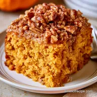 Pumpkin Pecan Coffee Cake with Browned Butter