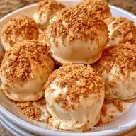 Velvety Pumpkin White Chocolate Truffles