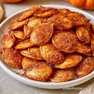 Cinnamon Sugar Pumpkin Seeds: Baked