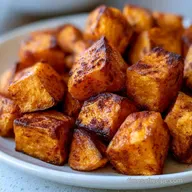 Crispy Roasted Sweet Potato Meal Prep