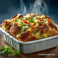 Breakfast Casserole: Make-Ahead English Muffin Bake