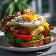 Breakfast Sandwich Meal Prep: Sheet Pan Protein Power