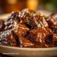 Beef Tips Recipe: Proper Slow-Cooker Beef Tips and Gravy