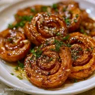 Crispy Spiral Sweet Potato Bake