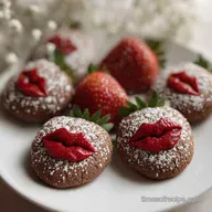 Strawberry Kiss Cookies Recipe with Cream Cheese