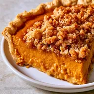 Streusel Pumpkin Pie with Condensed Milk