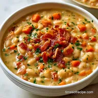 Tuscan White Bean Soup with Pancetta