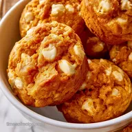 White Chocolate Pumpkin Muffins for 12