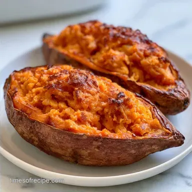Air Fryer Baked Sweet Potatoes: Fluffy