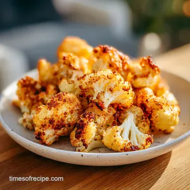 Crispy Air Fryer Cauliflower Bites in 25 Minutes