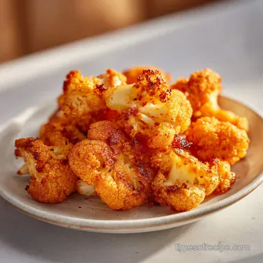 Air Fryer Cauliflower Recipe for 4 Servings