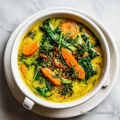 Anti Inflammatory Golden Detox Soup: 45 Minute Healing Recipe Recipe Card